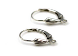 Sterling Silver 925 Continental Clip Hooks Lever Backs Shell -Free Post