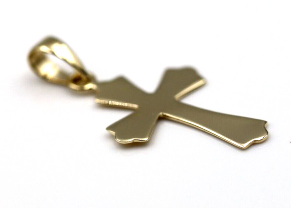 Genuine New 9ct 9K 375 Yellow, Rose or White Gold Large Cross Pendant -Free Express Post