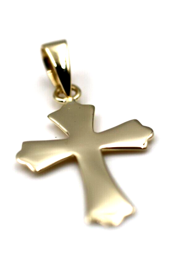 Genuine New 9ct 9K 375 Yellow, Rose or White Gold Large Cross Pendant -Free Express Post