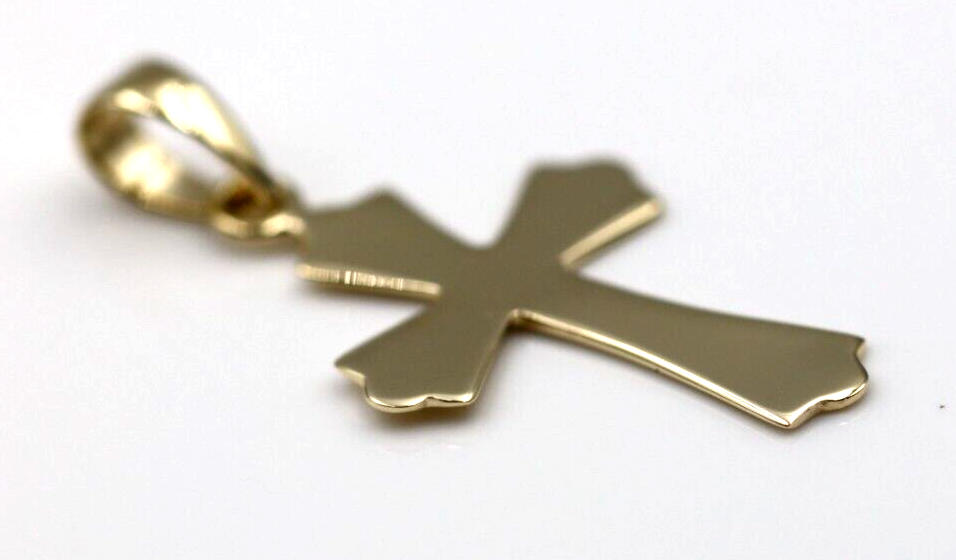 Genuine New 9ct 9K 375 Yellow, Rose or White Gold Large Cross Pendant -Free Express Post