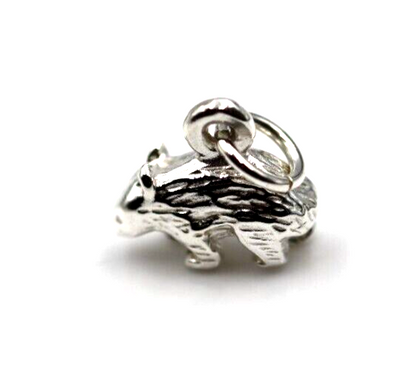 Sterling Silver Small Australian Wombat Charms or Pendant