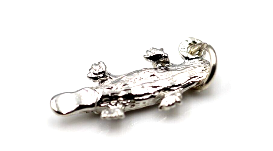 Genuine New Sterling Silver 925 Australian Platypus Charm or Pendant