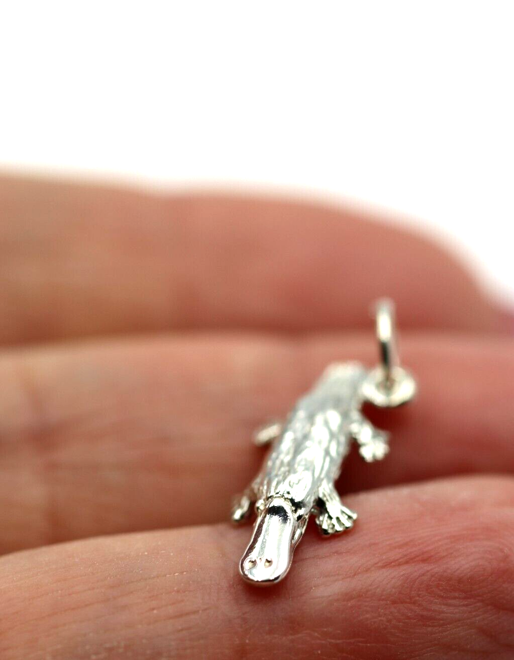 Genuine New Sterling Silver 925 Australian Platypus Charm or Pendant