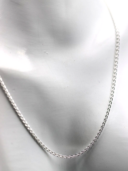 Modern Genuine Sterling Silver 925 Spinga 50cm Necklace Chain