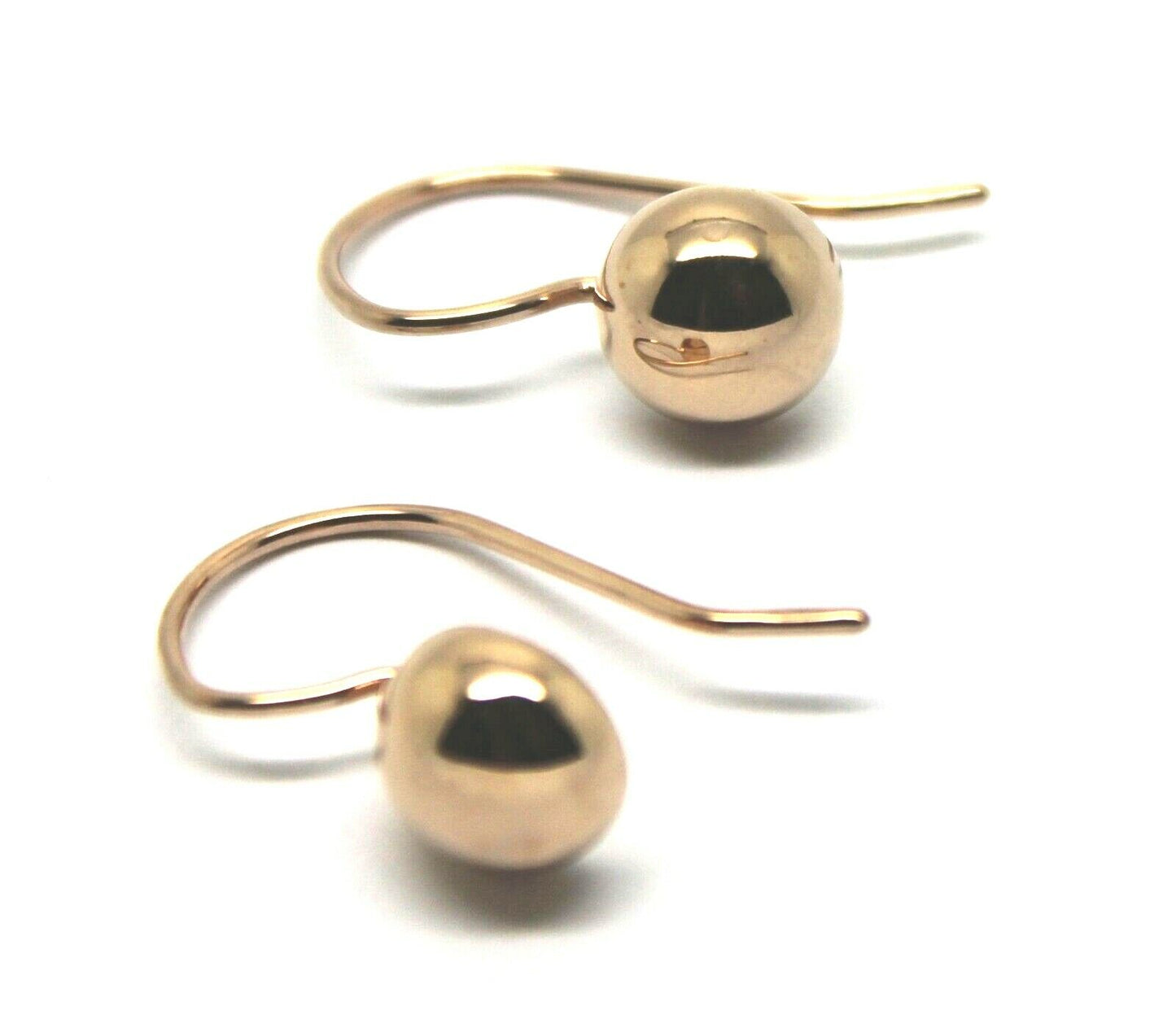 Kaedesigns New 9ct 9k Solid Yellow, Rose or White Gold 8mm Half Plain Ball Earrings