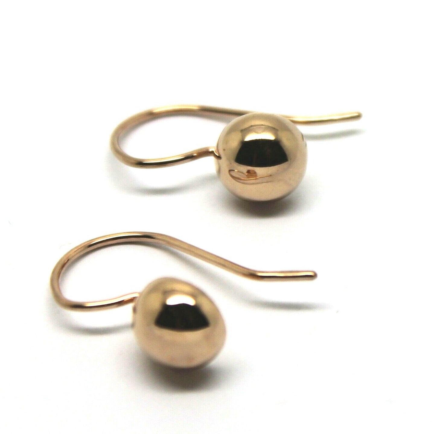 Kaedesigns New 9ct 9k Solid Yellow, Rose or White Gold 8mm Half Plain Ball Earrings