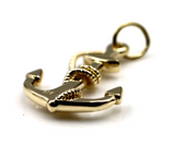 Genuine, Heavy 9ct 9kt Yellow, Rose or White Gold Large Solid Anchor Boat Pendant / Charm