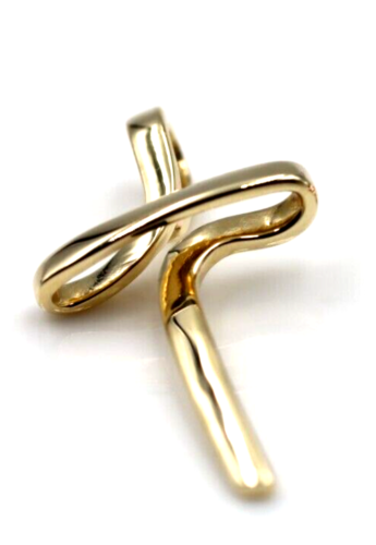 Kaedesigns New Small / Medium Modern 9ct 375 Yellow, Rose or White Gold Cross Crucifix Pendant