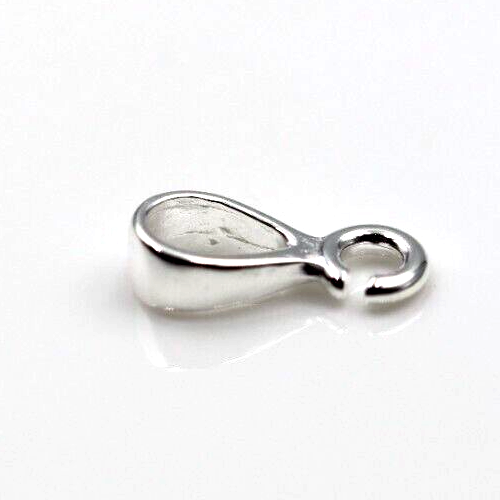 Genuine Sterling Silver 925 Plain Bail Bale + Open Ring Clasp