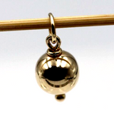 Genuine New 9ct 9k Yellow, Rose or White Gold 375 Ball 10mm Pendant