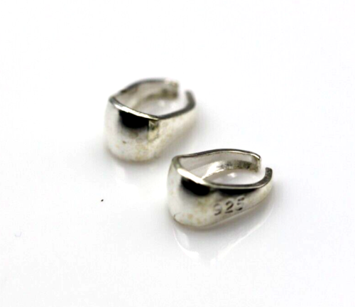 2 x Genuine Sterling Silver 925 Bail Polished 7mm x 4mm