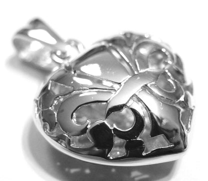 Kaedesigns Genuine New 9ct 9kt Yellow, Rose or White Gold Filigree Heart Pendant