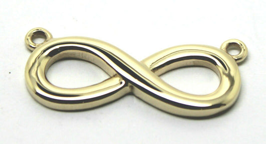 Kaedesigns New 9ct Yellow Or Rose Or White Gold Infinity Love Pendant