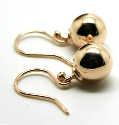 Kaedesigns New Genuine 9ct Yellow Or White Or Rose Gold 10mm Plain Ball Earrings