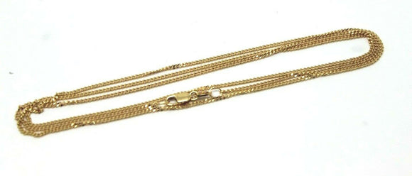 Genuine New 9k 9ct Yellow or Rose Gold Kerb Curb Chain Necklace 70cm - Free post