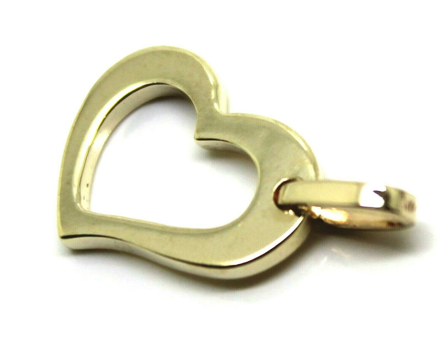 Kaedesigns New Genuine Small Size 9ct Yellow, Rose Or White Gold Open Heart Pendant