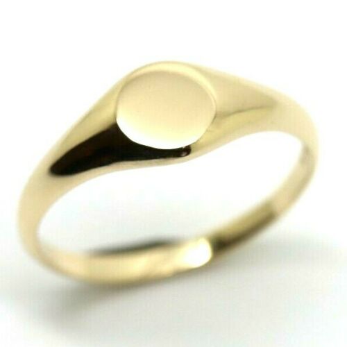 Kaedesigns New Size P New 9ct 9K Yellow, Rose or White Gold Round Signet Ring 7mm x 7mm