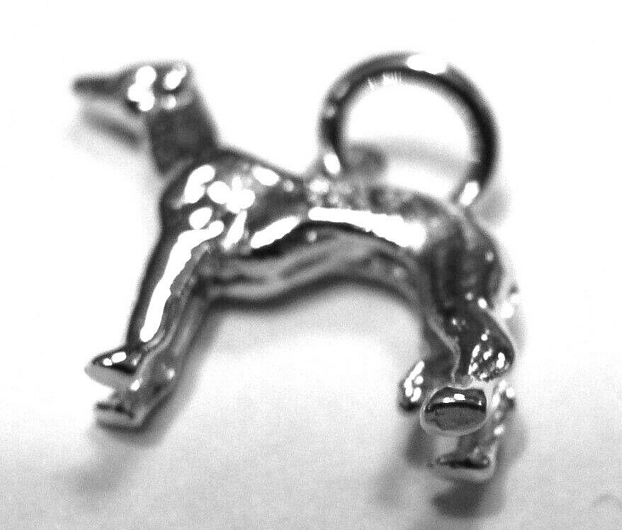 Kaedesigns 3D Genuine Sterling Silver 925 Greyhound Dog Charm / Pendant