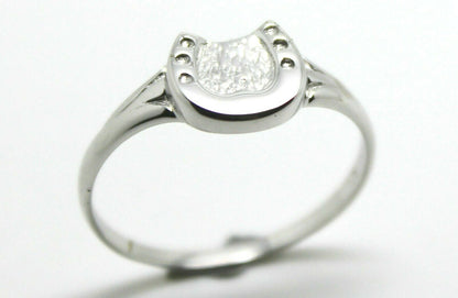 Kaedesigns 9kt 9ct Genuine Yellow, Rose Or White Gold  Lucky Horseshoe Ring