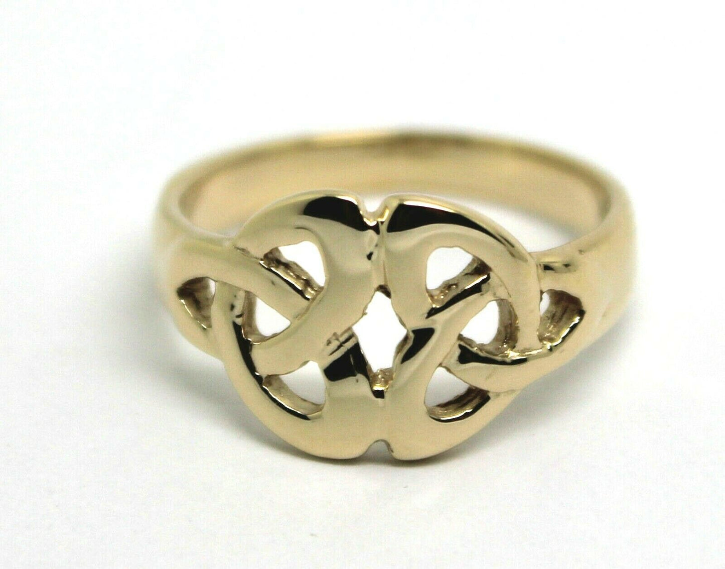 Kaedesigns, New Genuine Full Solid 9ct 9kt Yellow, Rose or White Gold Celtic Weave Ring 352