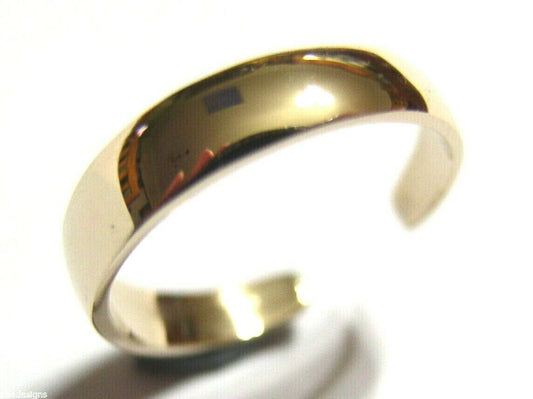 Kaedesigns New Genuine 9ct 9k Yellow, Rose or White Gold Plain Toe Ring