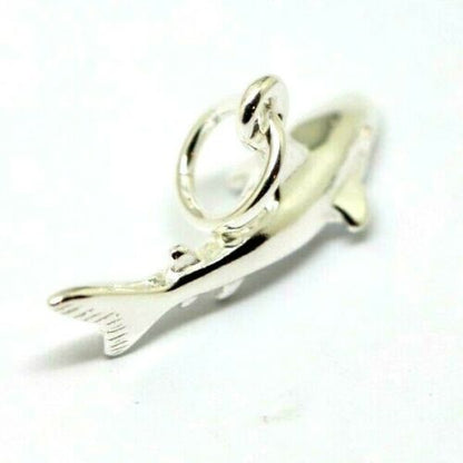 Kaedesigns New Sterling Silver 925 Solid Shark Pendant / Charm