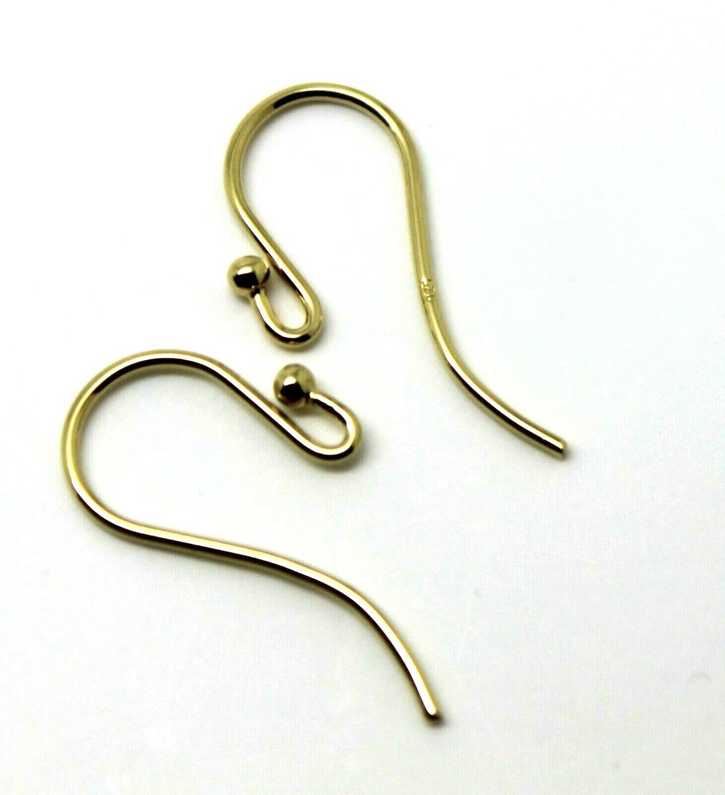 Sgp Gold Plated Yellow or Rose gold Sterling Silver Shepherd Hooks For Earrings