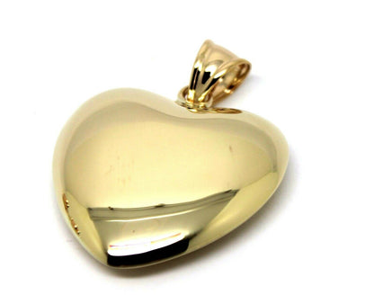 Kaedesigns, Huge Genuine 9ct 9kt Extra Large Bubble Yellow, Rose or White Gold Heart Pendant