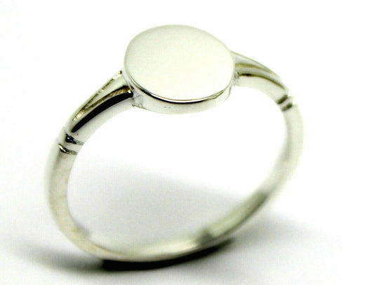 Kaedesigns New Size R Solid Sterling Silver 925 Oval Signet Ring