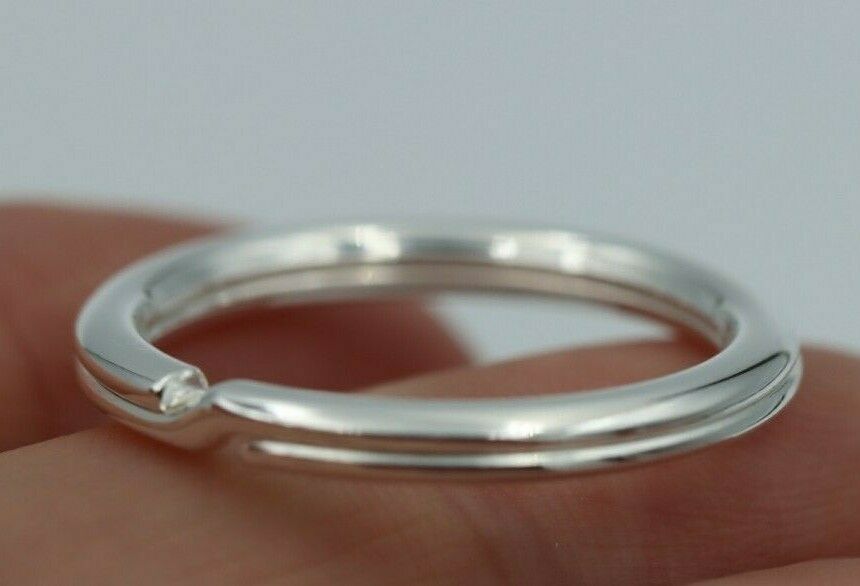 Kaedesigns 925 Sterling Silver Split Ring Many Sizes 5pcs Or 10pcs