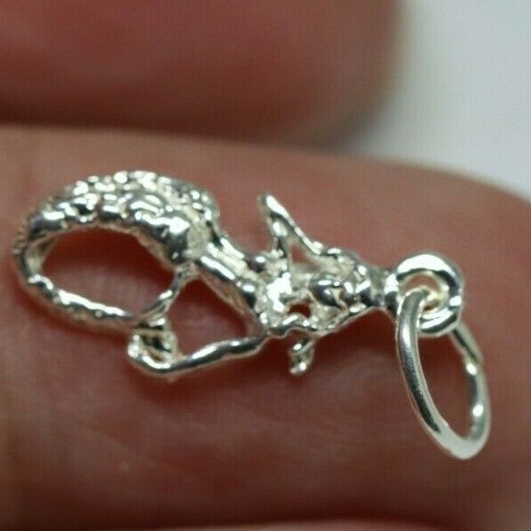 Genuine Sterling Silver 925 Mermaid Pendant Or Charm