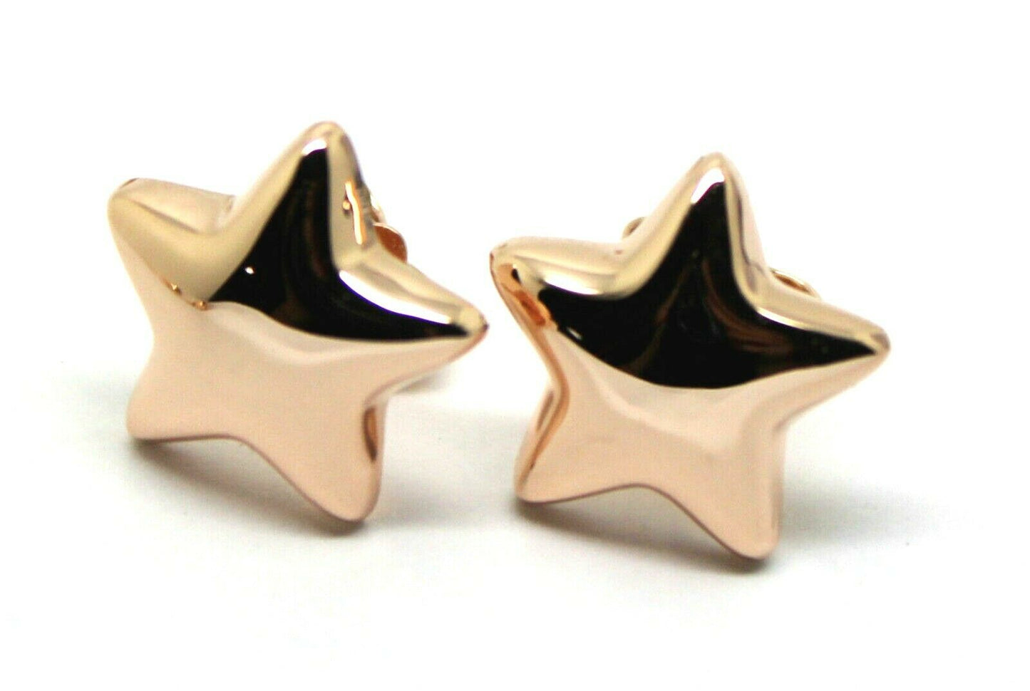 Kaedesigns, 9ct Yellow Or White Or Rose Gold Bubble Drop Star Stud Earrings