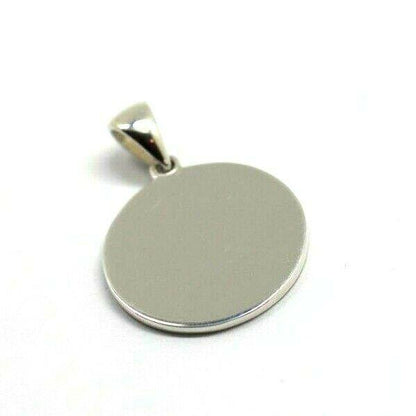 Sterling Silver 925 20mm Disc Pendant or Charm Engraving Available