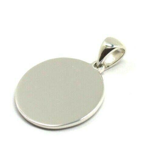 Sterling Silver 925 20mm Disc Pendant or Charm Engraving Available