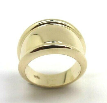 Size M Kaedesigns Genuine 9kt 9ct Yellow, Rose Or White Gold Solid Extra Large 13mm Wide Dome Ring