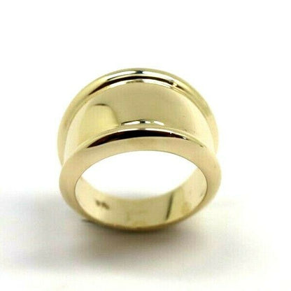 Size M Kaedesigns Genuine 9kt 9ct Yellow, Rose Or White Gold Solid Extra Large 13mm Wide Dome Ring