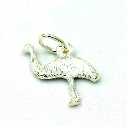 Kaedesigns New Genuine Sterling Silver 925 Emu Pendant or Charm