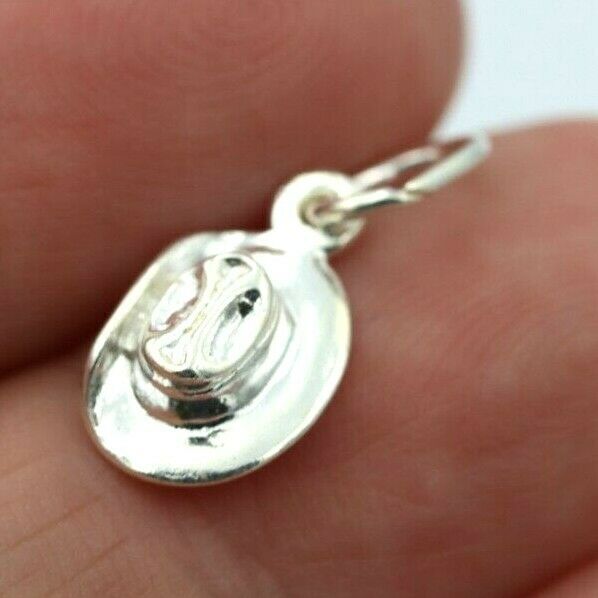 Kaedesigns New Sterling Silver Solid Digger Hat Pendant / Charm