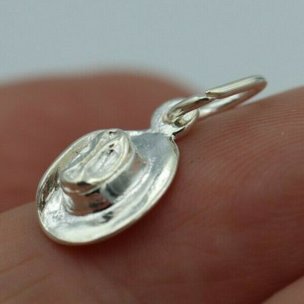 Kaedesigns New Sterling Silver Solid Digger Hat Pendant / Charm