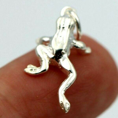 Kaedesigns New Sterling Silver Solid Frog Pendant / Charm