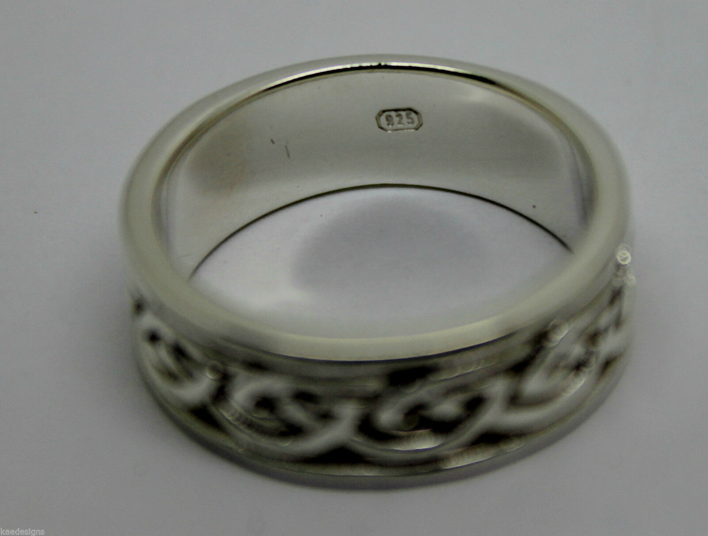 Size N New Genuine Sterling Silver Solid Celtic Weave Ring