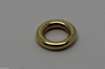 9ct or 18ct Yellow/White/Rose Gold SOLDERED JUMP RING MANY SIZE 2pk/5pk