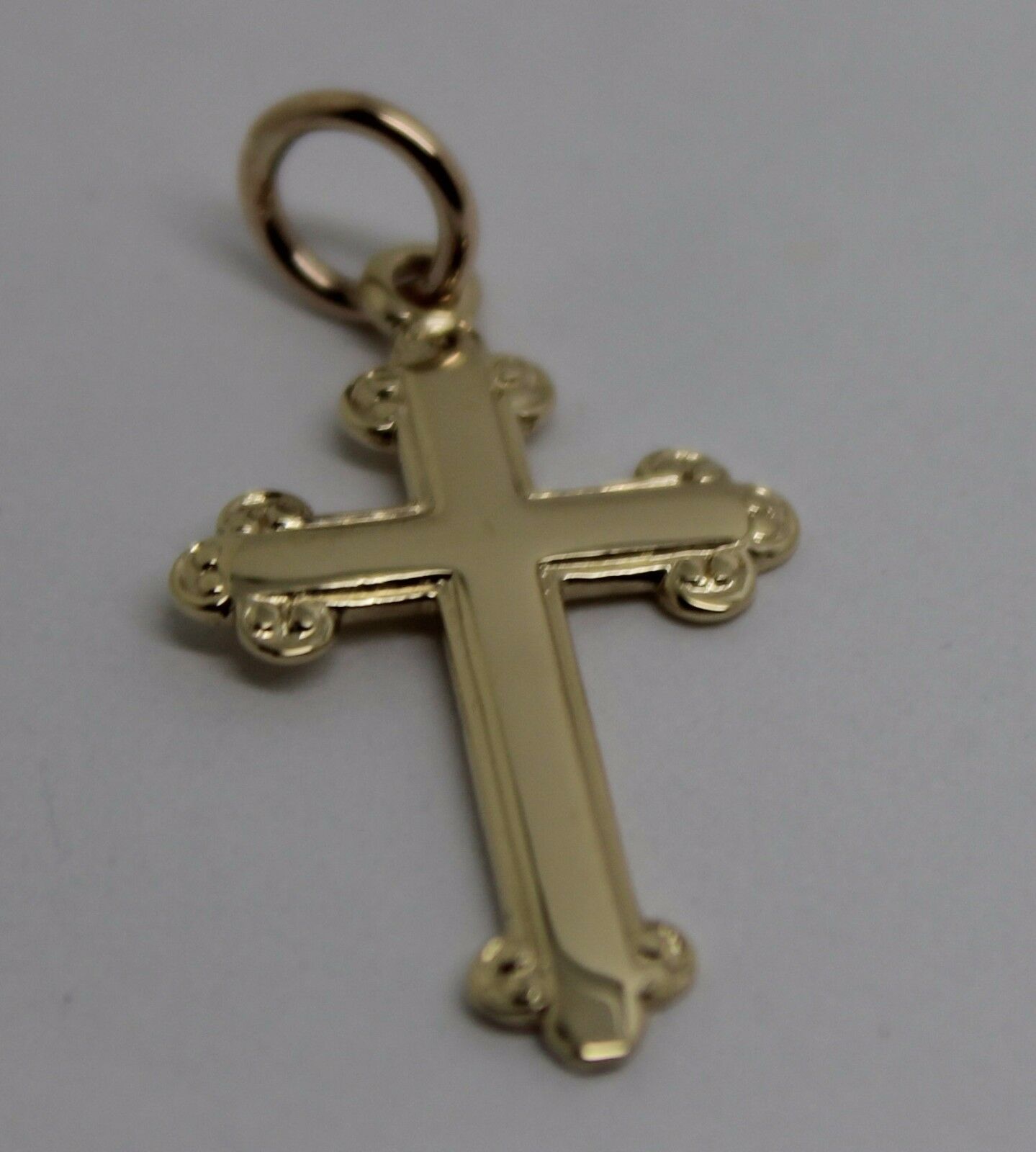 Kaedesigns, New Genuine New 375 9ct Yellow or Rose or White Gold Cross Pendant