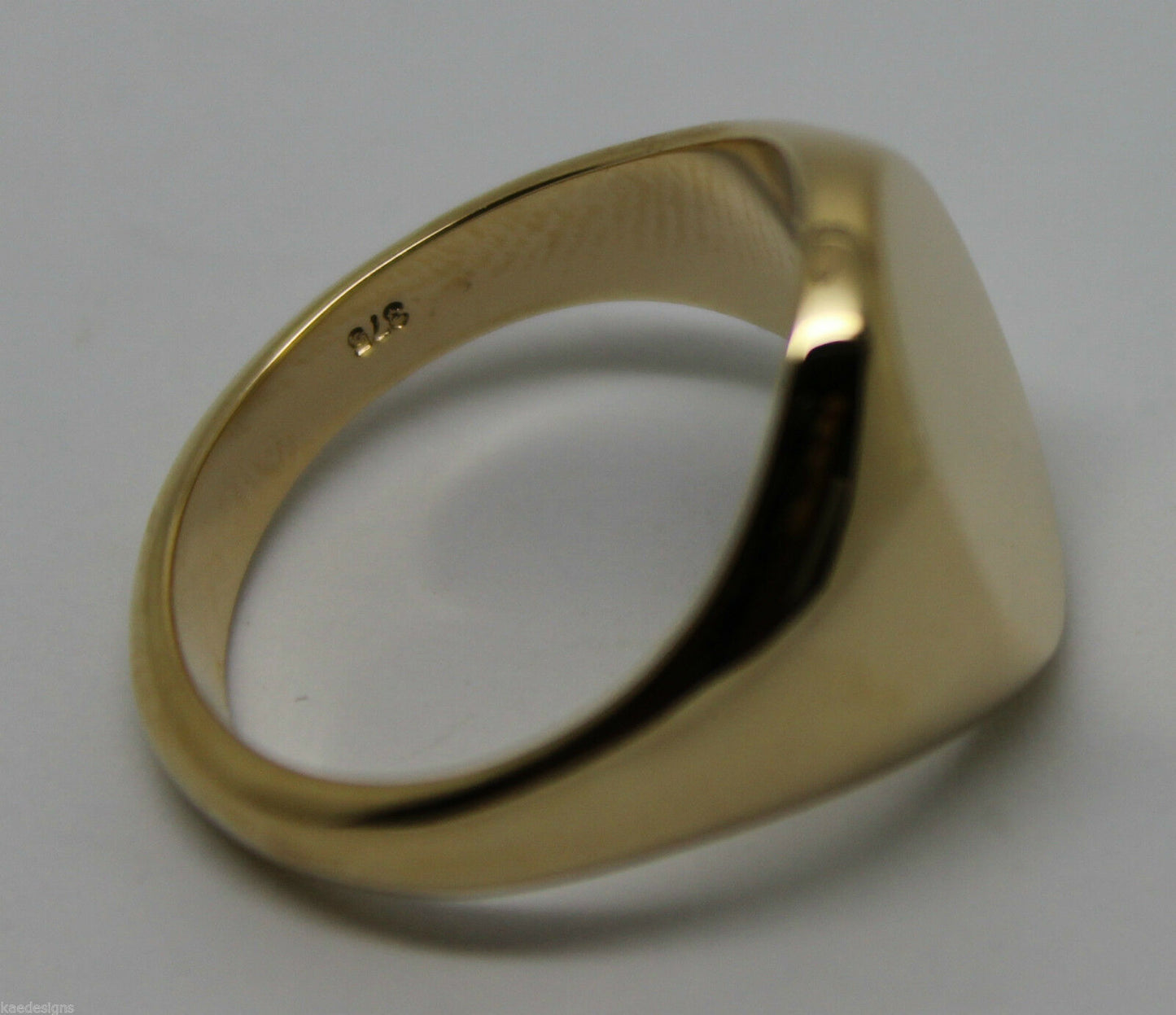 Heavy Solid 9ct White Or Rose Or Yellow Gold Oval Signet Ring Size M,N Or O