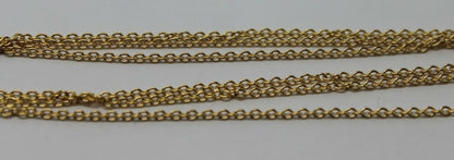 Genuine 9ct 9k Yellow or Rose Gold Belcher Chain Necklace 80cm Very Long 4.5grams