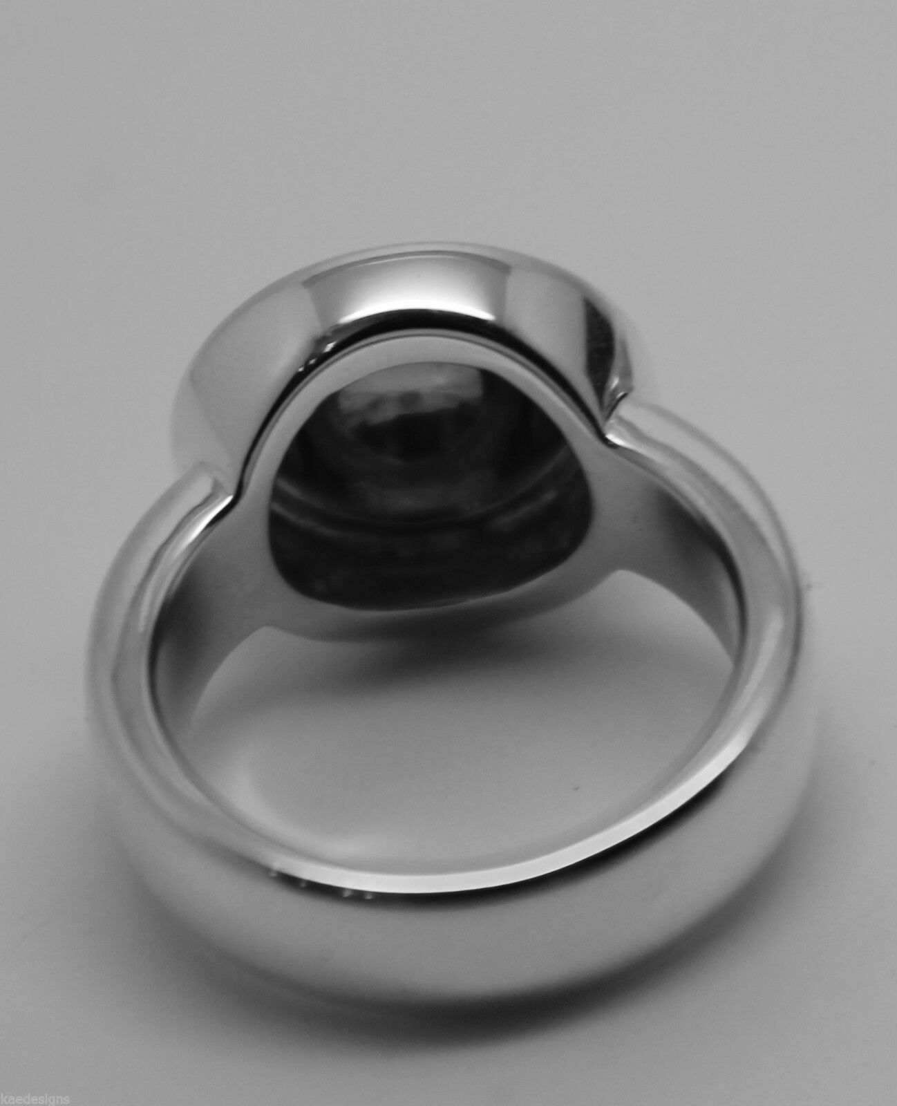 Size J Kaedesigns New Genuine Ring Heavy New Sterling Silver 925 Half Ball Ring