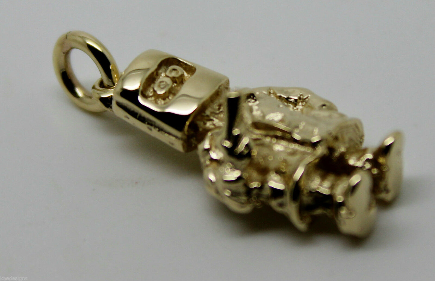 Kaedesigns New Heavy 9ct Yellow, Rose or White Gold / 375 Solid Ned Kelly Pendant