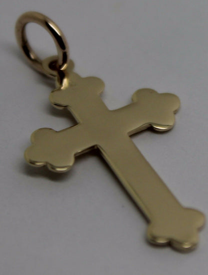 Kaedesigns, New Genuine New 375 9ct Yellow or Rose or White Gold Cross Pendant