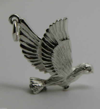 Kaedesigns New Sterling Silver Solid Dove Bird Pendant Or Charm