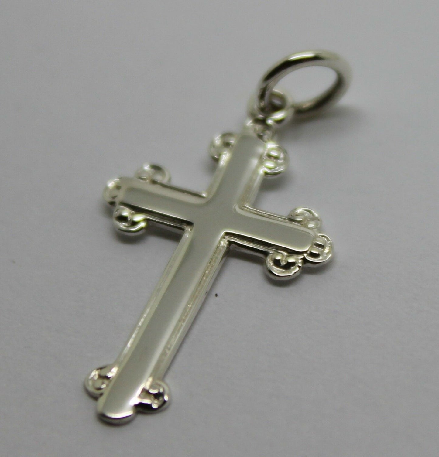 Genuine New Sterling Silver 925 Cross Religious Pendant